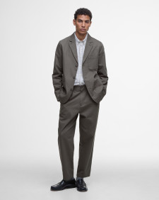 Pantaloni Bayview con motivo a spina di pesce 