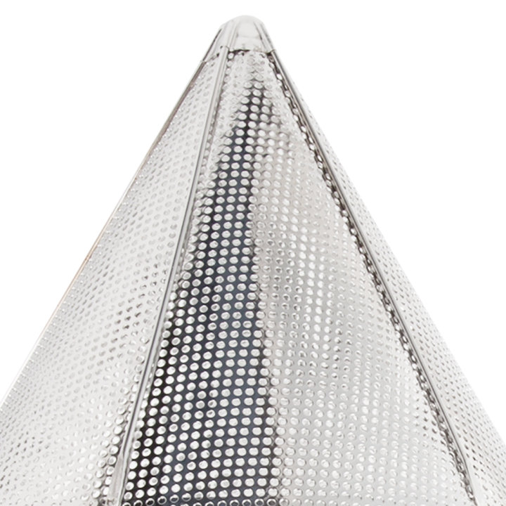 10-inch china cap coarse-mesh strainer