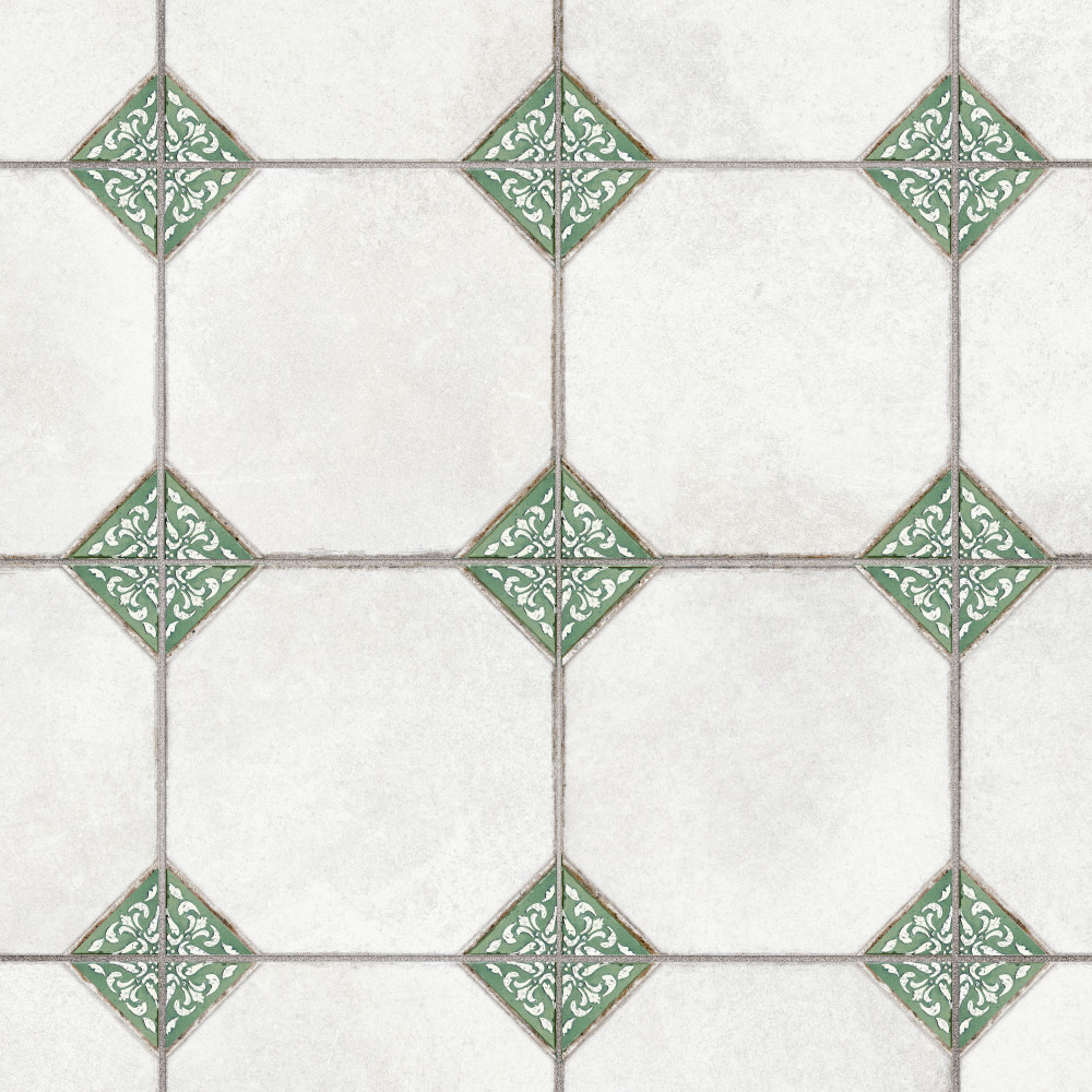 Englishtown Garden 12-7/8 in. x 12-7/8 in. Porcelain Floor and Wall Tile