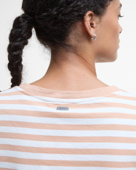 T-shirt Ferryside con motivo a righe