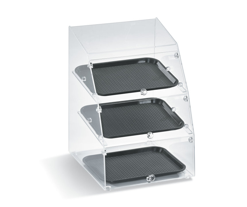 Vollrath MBC1014-3F-06 - Countertop Display Case, curved front, 14-1/2