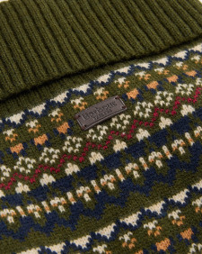 Hundepullover Marlow Fair Isle Olive