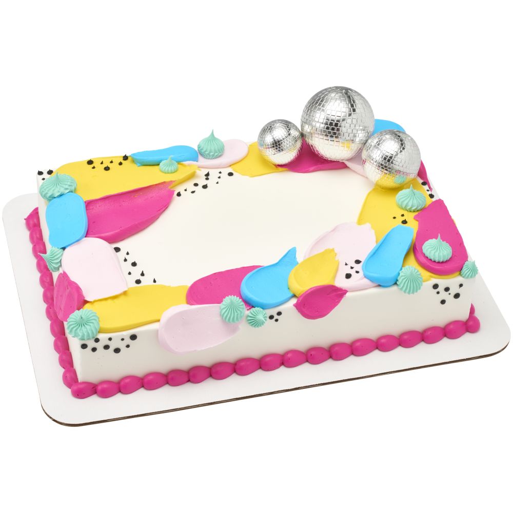 Image Cake Groovy Disco Ball