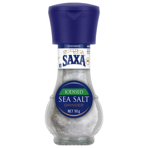  Saxa® Iodised Sea Salt Grinder 90g 