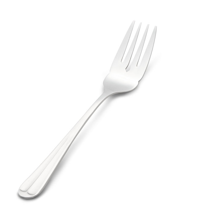 6 ⅝-inch 4-tine Queen Anne™ heavy-duty stainless steel salad fork
