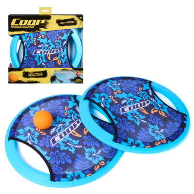 SwimWays Coop Paddle Bounce, Waterproof Paddle Ball Set With 2 Paddles and 1 Ball, For Play Inside and Outdoors, Outdoor Games, Water Toys for Ages 5 and Up
