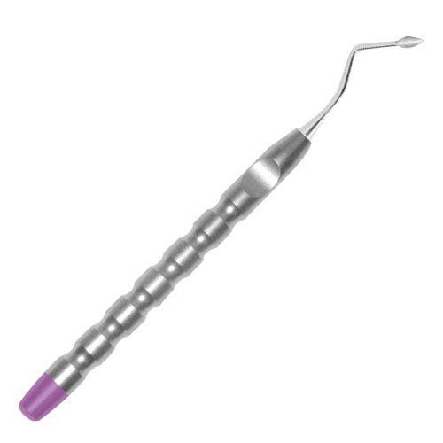 X-OTOME Hybrid (Elevator and Periotome), Straight, Beveled Spade Purple End Cap