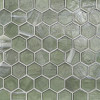 Luce Aurora 2″ Hexagon Mosaic Pearl