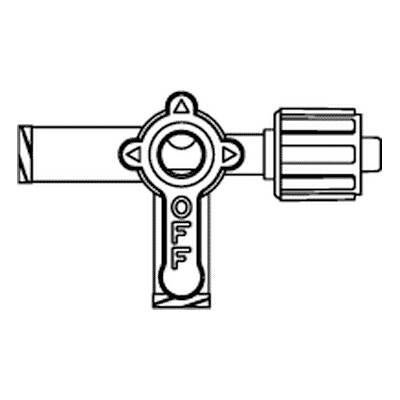 ICU Medical FKA Smiths Medical STOPCOCK, 3WAY ULTRA W/SWIVEL (50/CS)