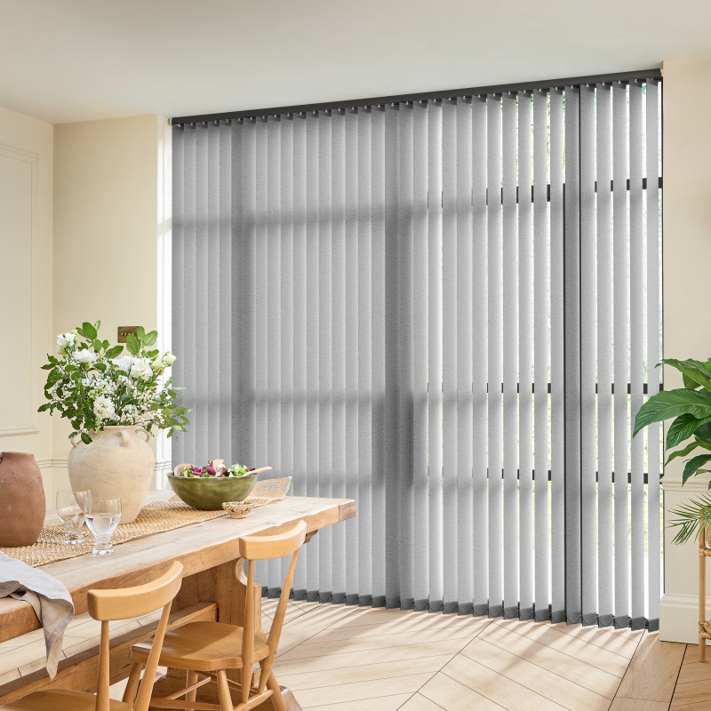 Calder Grey Vertical Blind