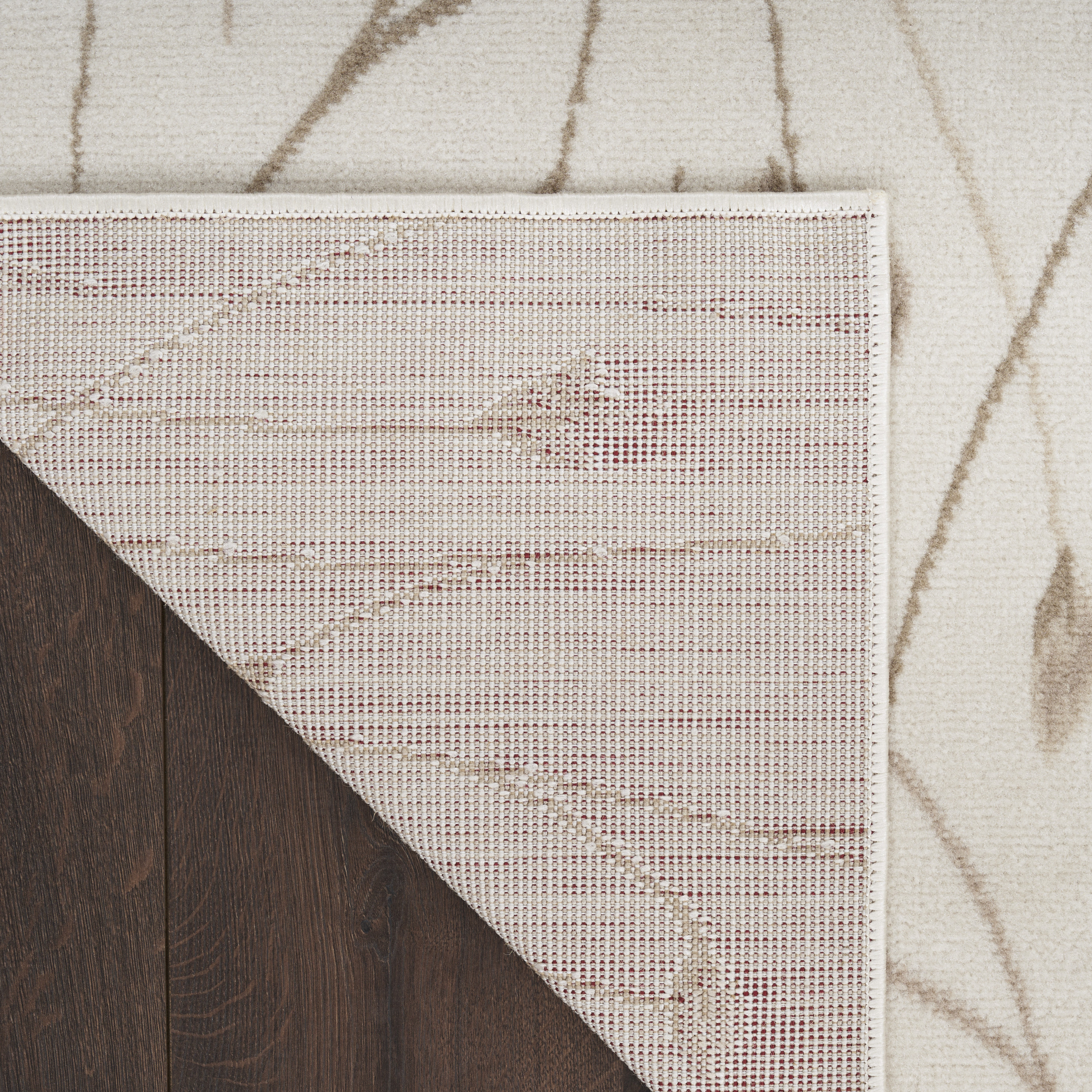 Nourison Grafix 2' x 4' Ivory Beige Modern Indoor Rug