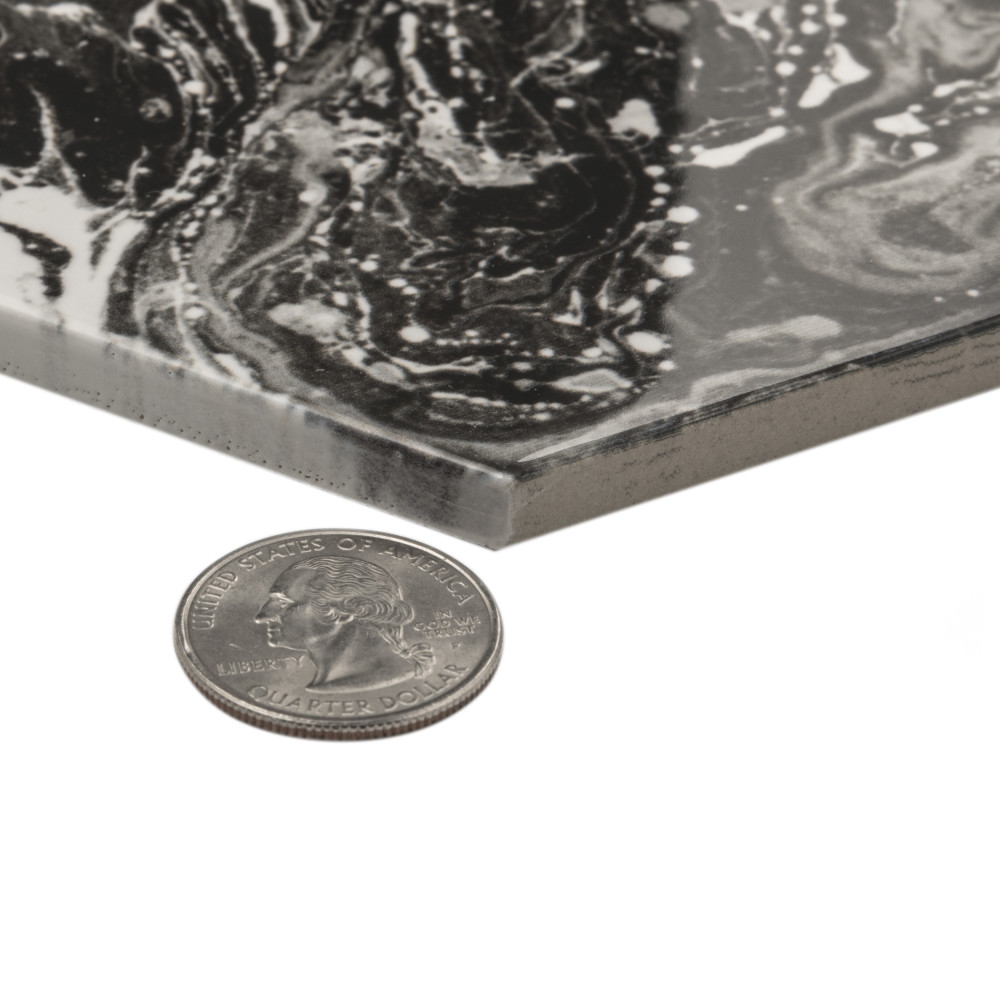 Ebru Hex 9-1/8 in. x 10-1/2 in. Porcelain Floor and Wall Tile