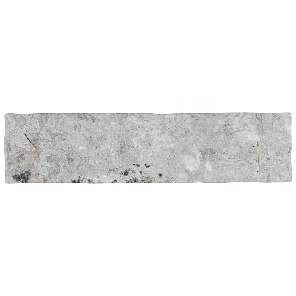 London Grey Glossy 3 in. x 12 in. Ceramic Wall Tile