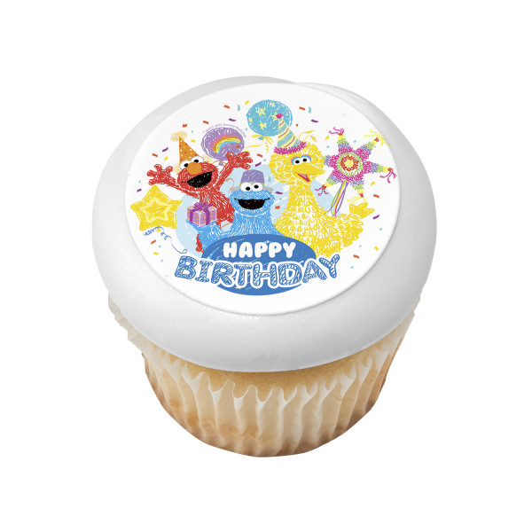Sesame Street® Happy Birthday PhotoCake® Edible Image®