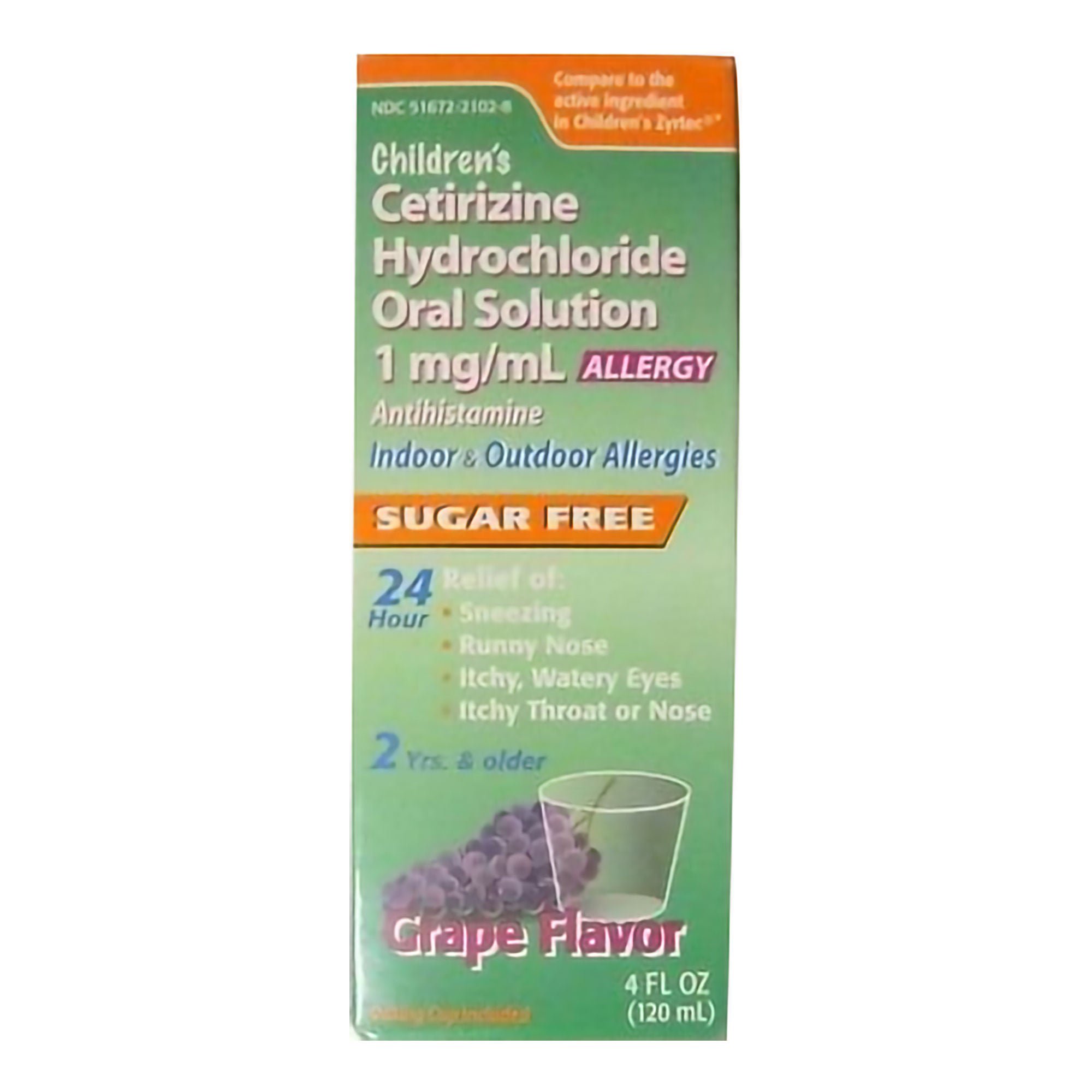 Taro Pharmaceutical Children's Cetirizine Oral Solution Antihistamine