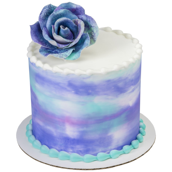Painted Colors Printed Rose Assortment Gum Paste Flowers