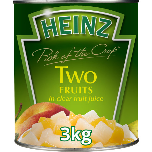  Heinz® Two Fruits in Clear Fruit Juice 3kg x 3 