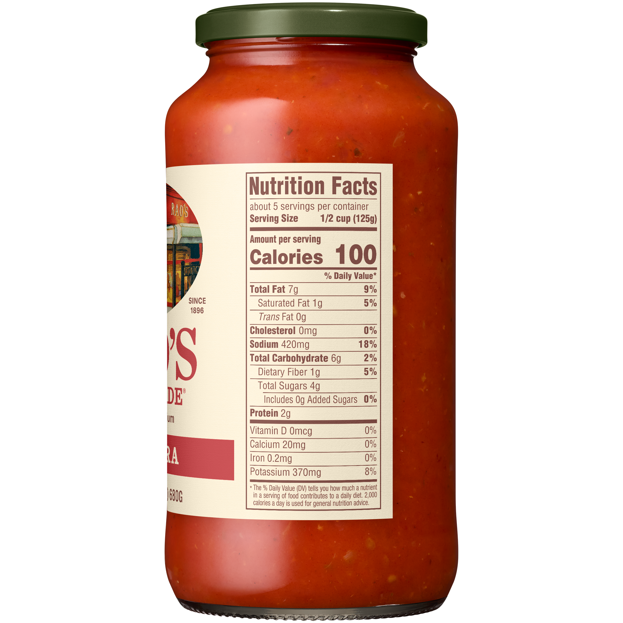 Marinara Sauce, 24 oz - Right Image