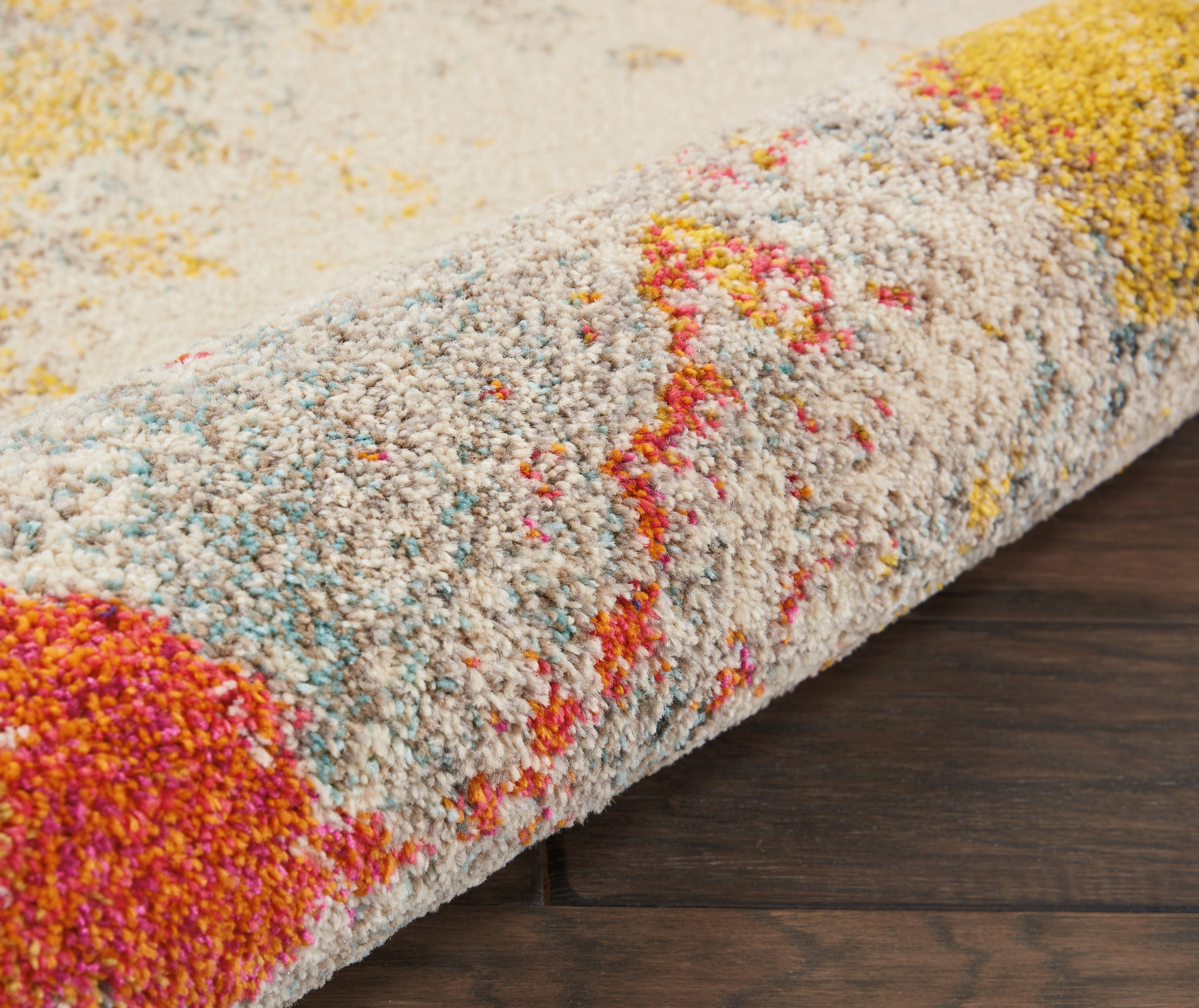 Nourison Celestial 5'3" x 7'3" Ivory Multicolor Modern Indoor Rug