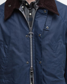 Oversized Bedale Waxed Jacket 