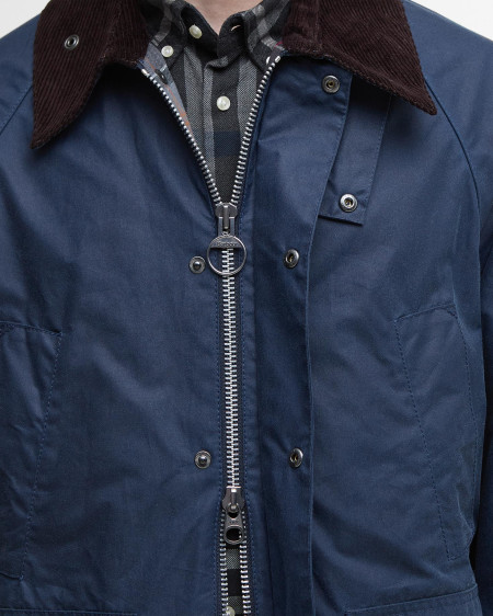 Oversized Bedale Waxed Jacket