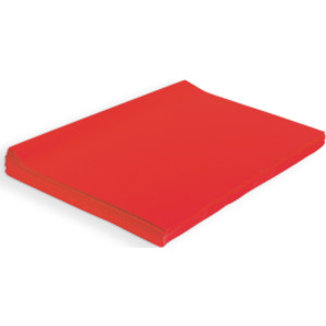 Deluxe Bleeding Art Tissue, Scarlet, 20" x 30", 480 Sheets