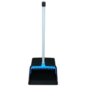 Impact, Blue/Black, 11.5", Dust Pan with Long Handle