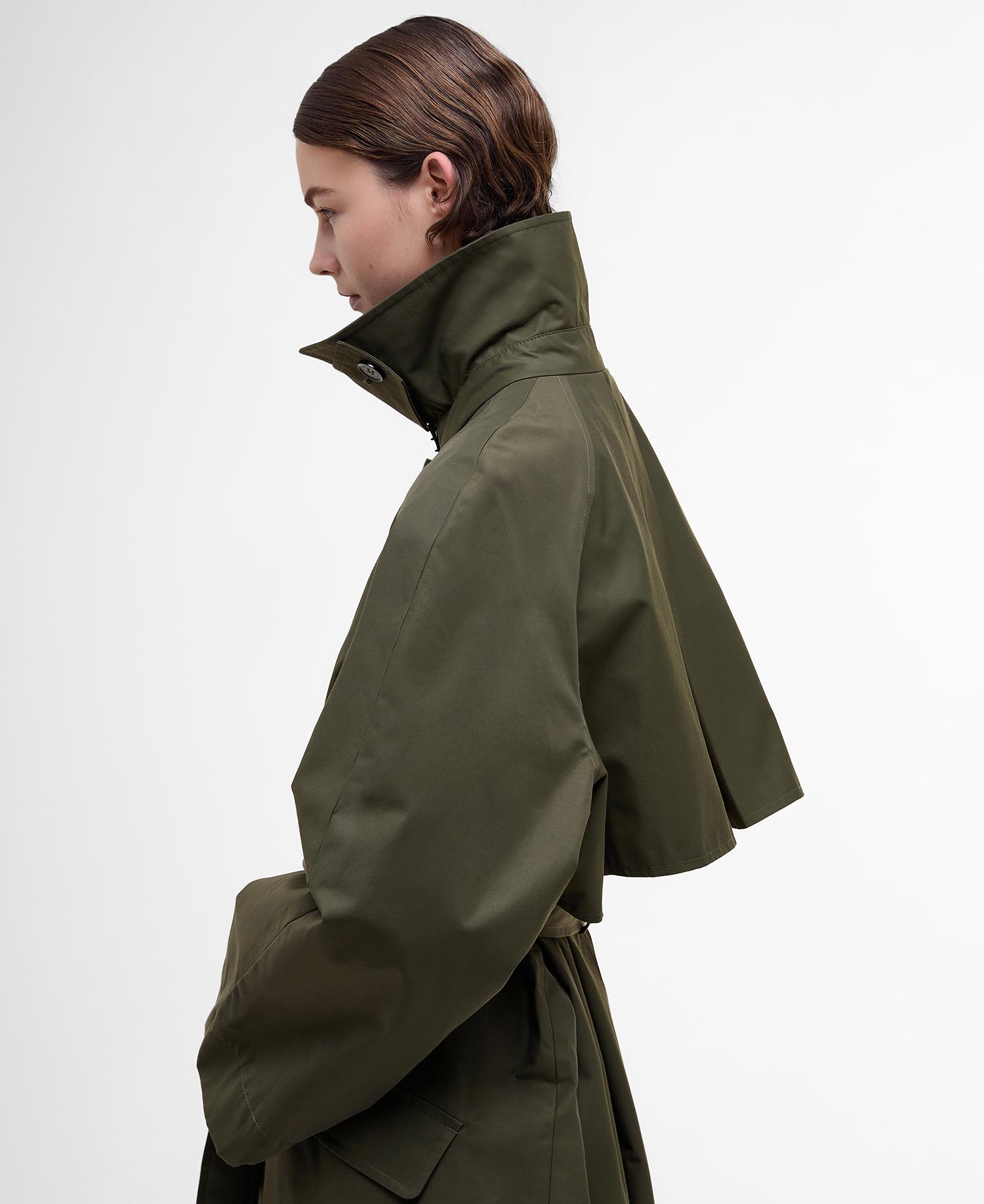 Barbour The Edit by Alexa Trenchcoat Harley Showerproof image number 5