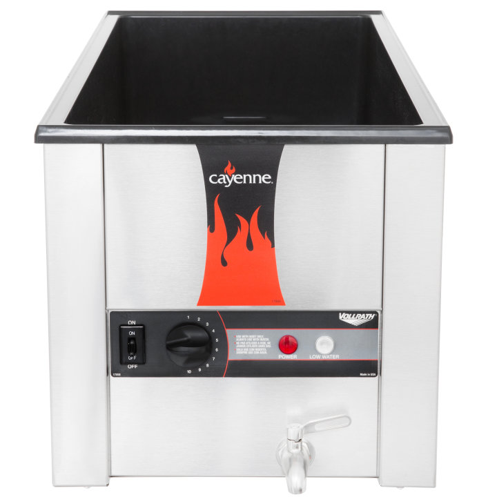 Four-third-size 120-volt Cayenne® model T43R Heat 'N Serve countertop rethermalizer