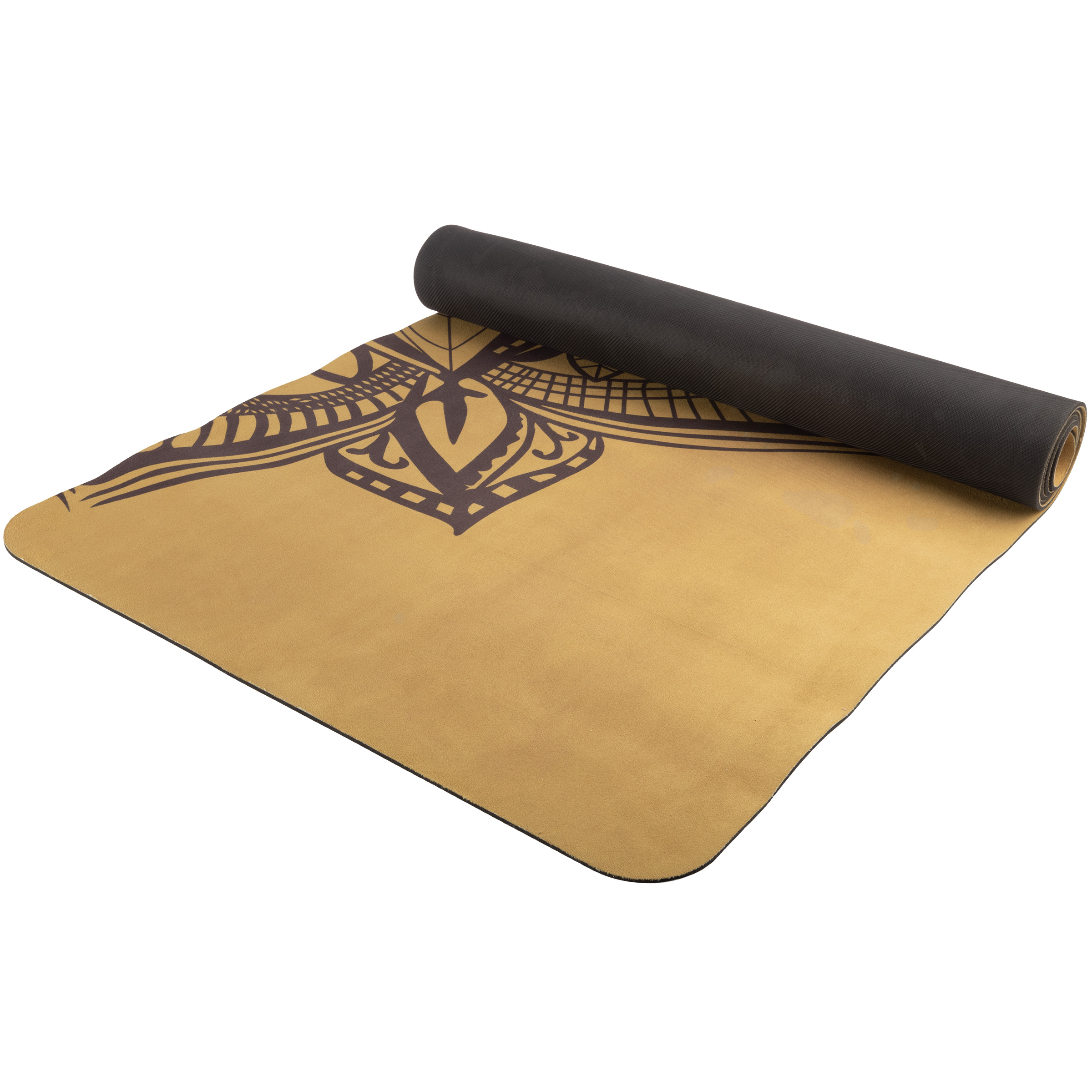 Eco-Friendly Non-Slip Yoga Mat with Carrying Strap - Ultra-Absorbent, Cushioned Fitness Floor Mat for Yoga, Pilates, and Home Workouts