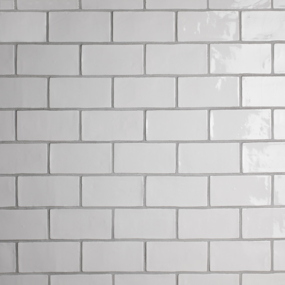 Chester Bianco 3 in. x 6 in. Ceramic Wall Tile