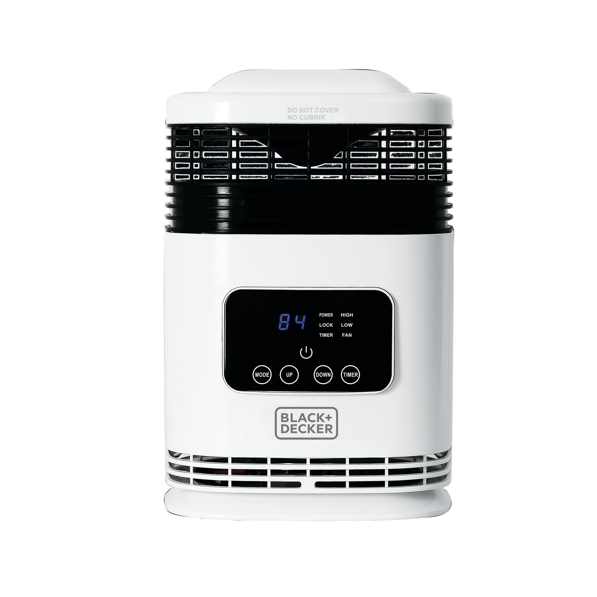 360 degree surround heater with digital display.
