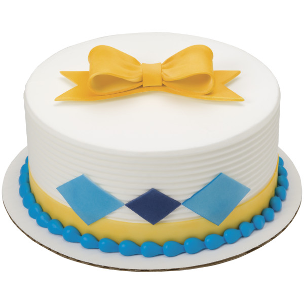 White - Red 3 Free Gum Paste Bows