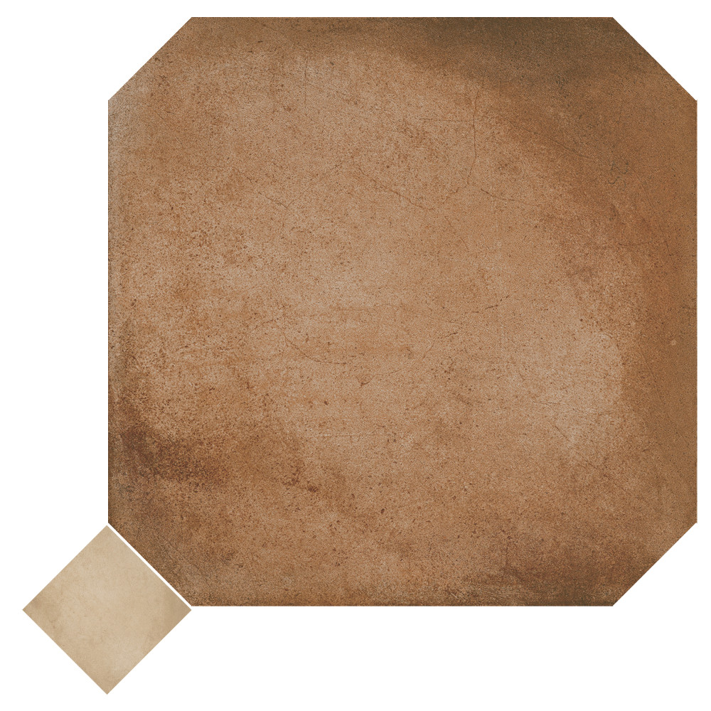 Laverton Octagon Natural with Taco Beige 7-7/8 in. x 7-7/8 in. Porcelain Floor and Wall Tile