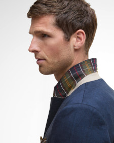 Linen Twill Blazer Classic Navy