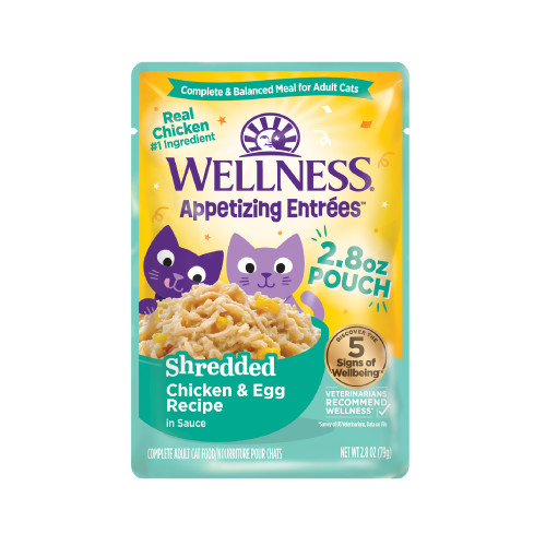 Wellness Appetizing Entrees Chicken & Egg Front packaging