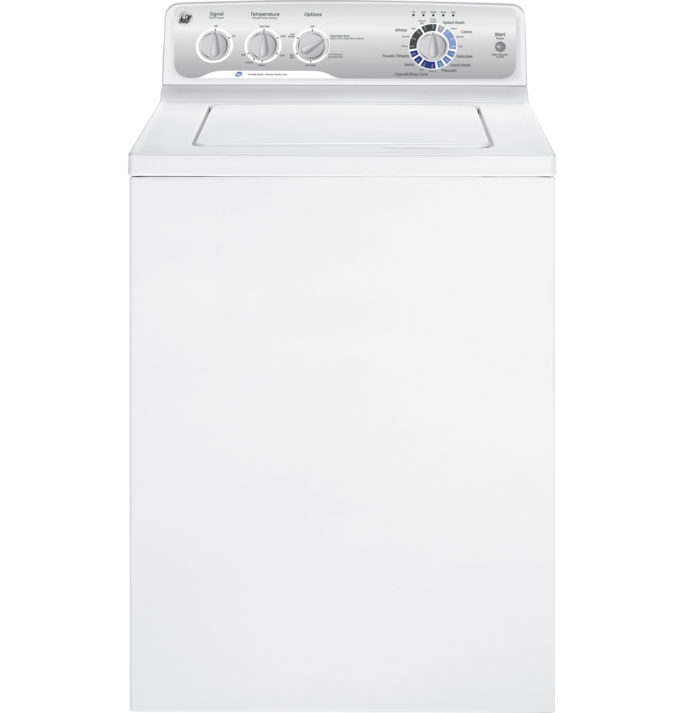 GE® 4.0 DOE  cu. ft. stainless steel capacity washer