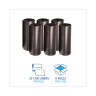 Boardwalk,  HDPE Liner, 56 gal Capacity, 43 in Wide, 47 in High, 19 Microns Thick, Black