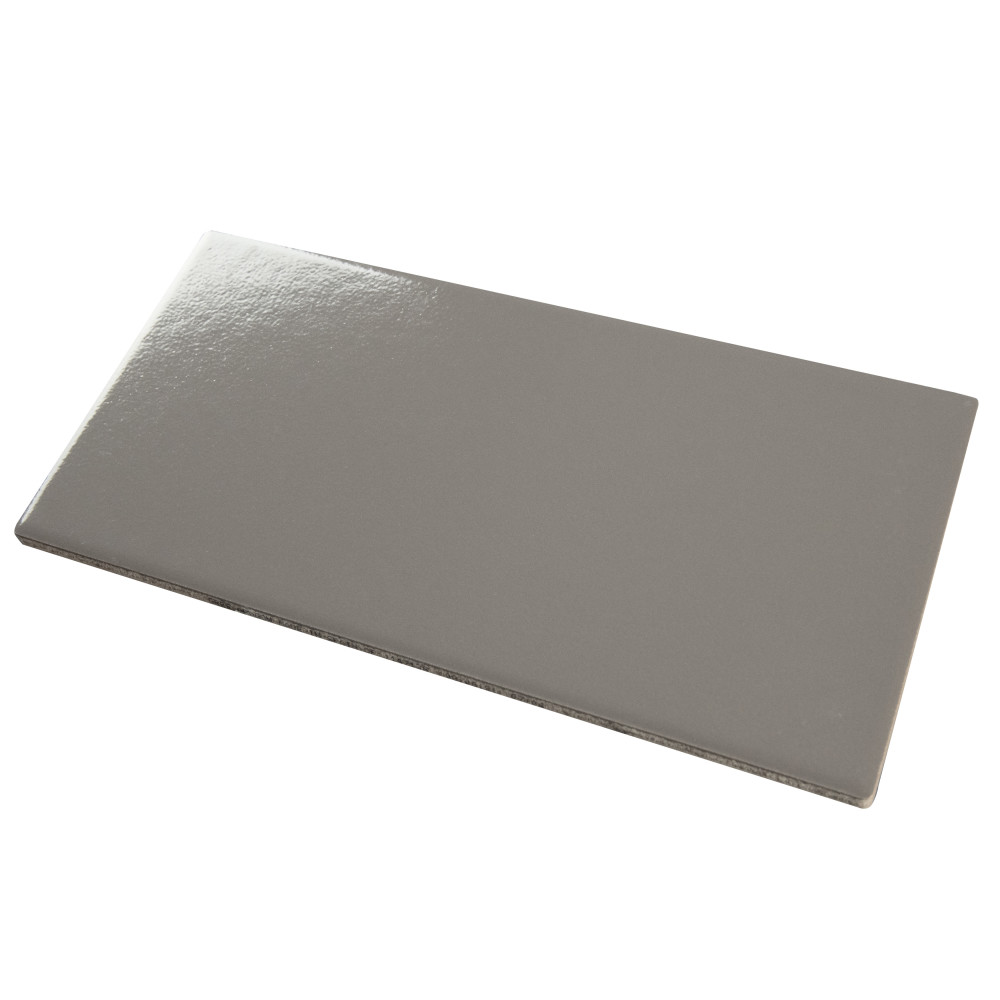 Piscina Glossy Dark Grey with BioTech 9-5/8 in. x 19-1/2 in. Porcelain Floor and Wall Tile
