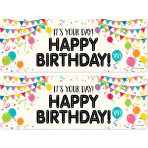 Happy Birthday Bookmarks, 2 Packs