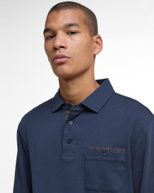 Corpatch Tailored Long-Sleeved Polo Shirt 
