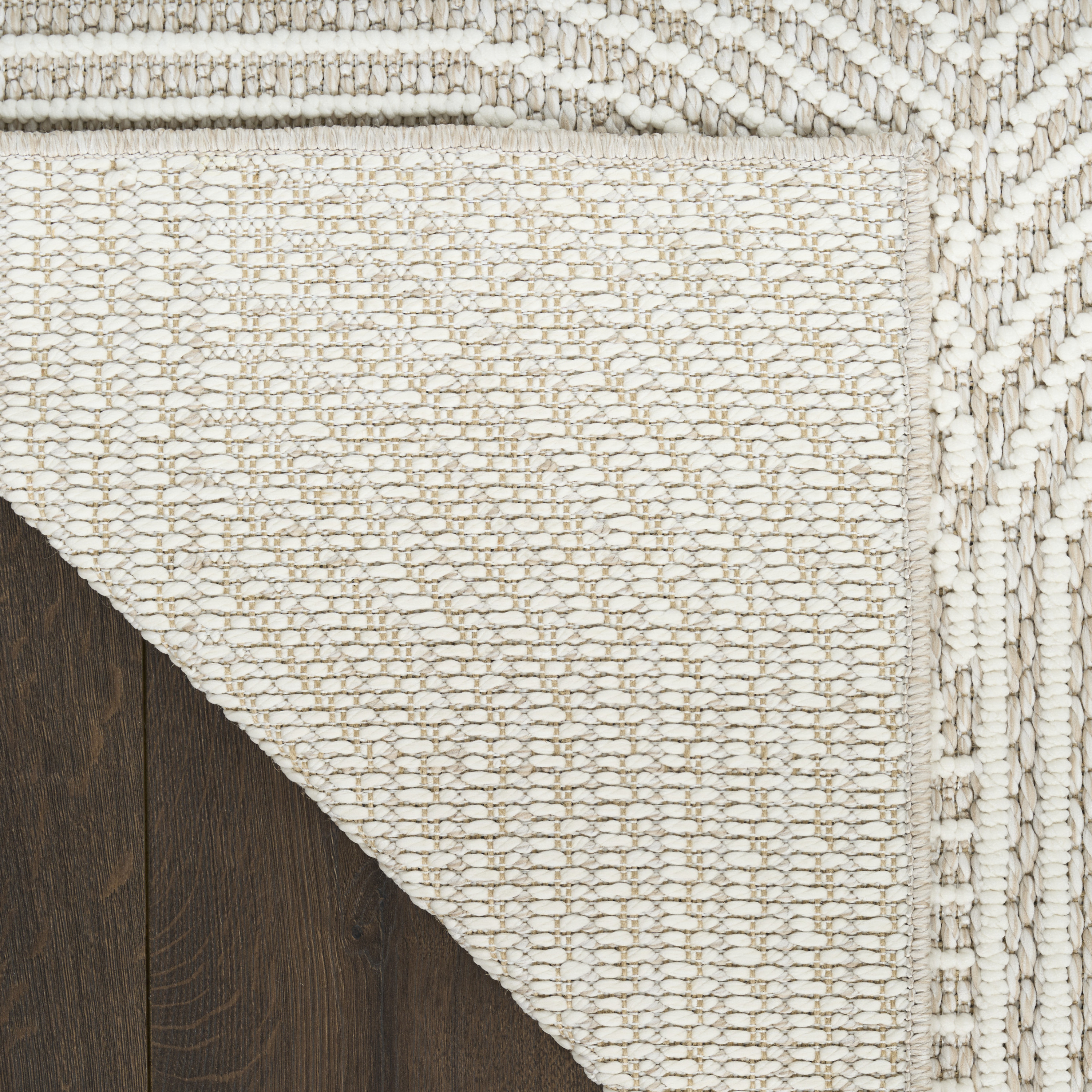 Nourison Natural Texture 2'3" x 7'6" Beige Ivory Modern Indoor Rug