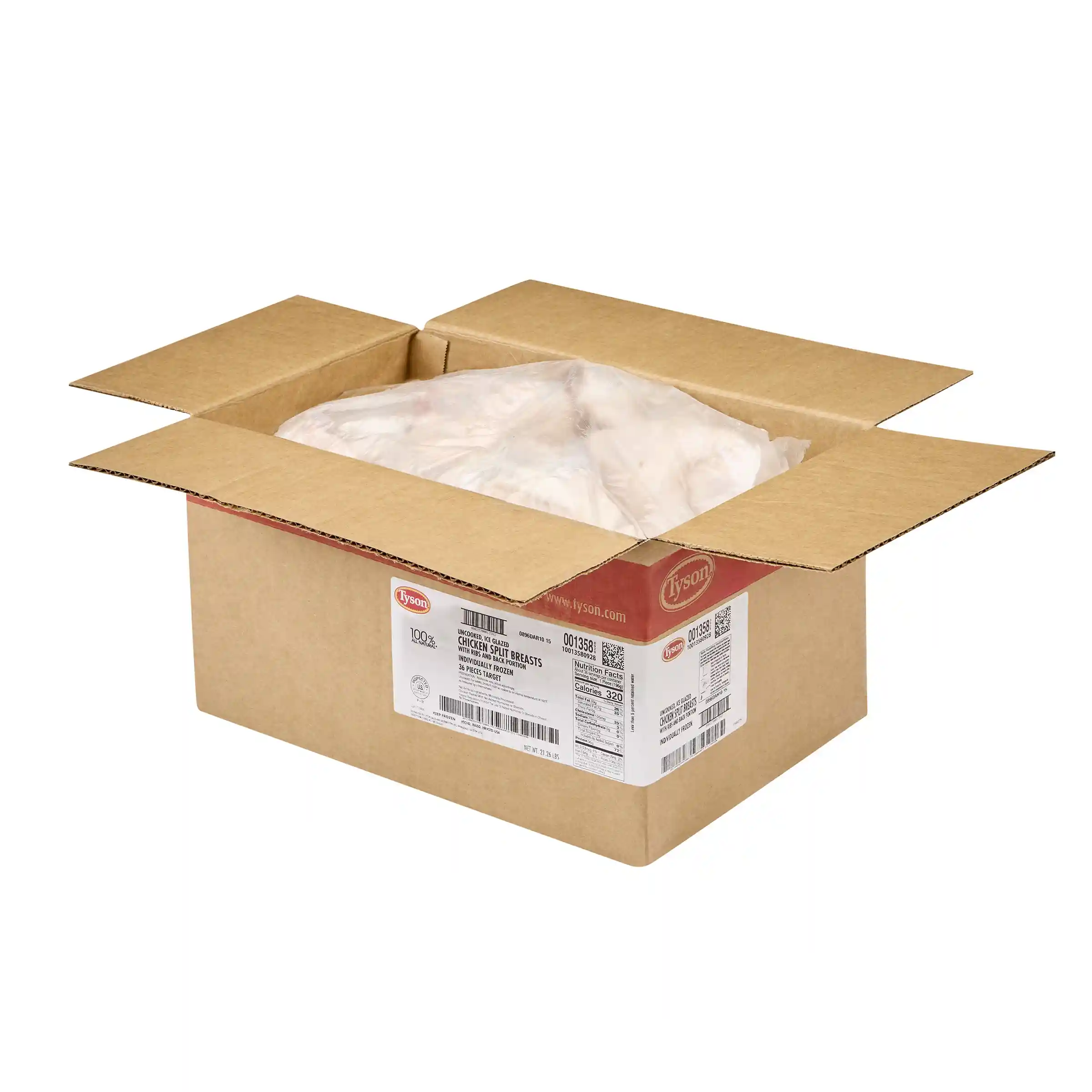 Tyson® All Natural* IF Unbreaded Chicken Split Breasts with Ribs and Back_image_4
