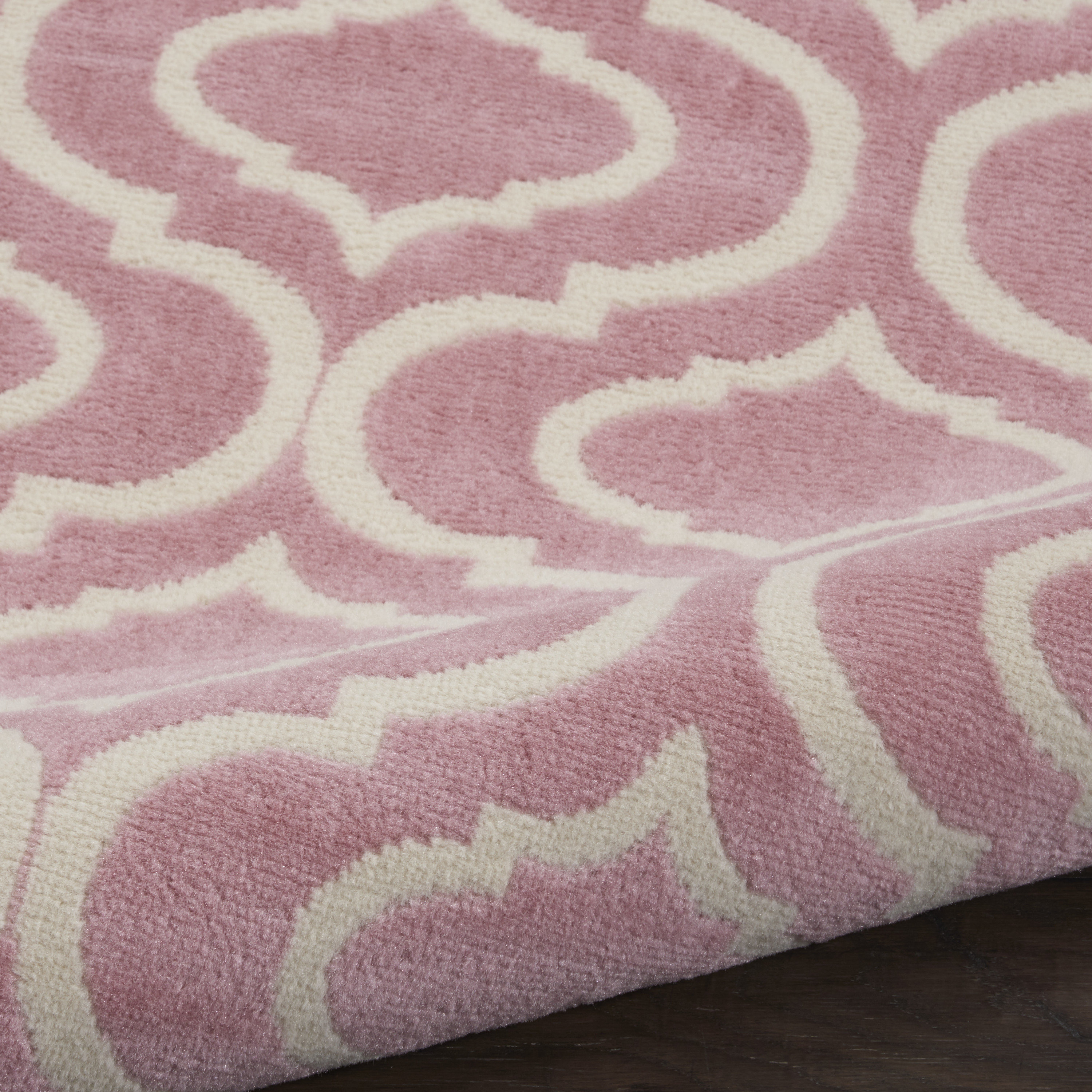 Nourison Jubilant 2' x 4' Pink Contemporary Indoor Rug