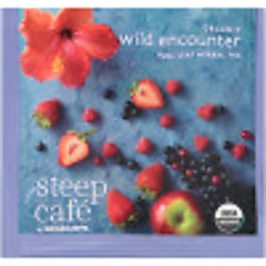 steep Café Organic Wild Encounter Herbal Tea - Box of 50 pyramid tea bags