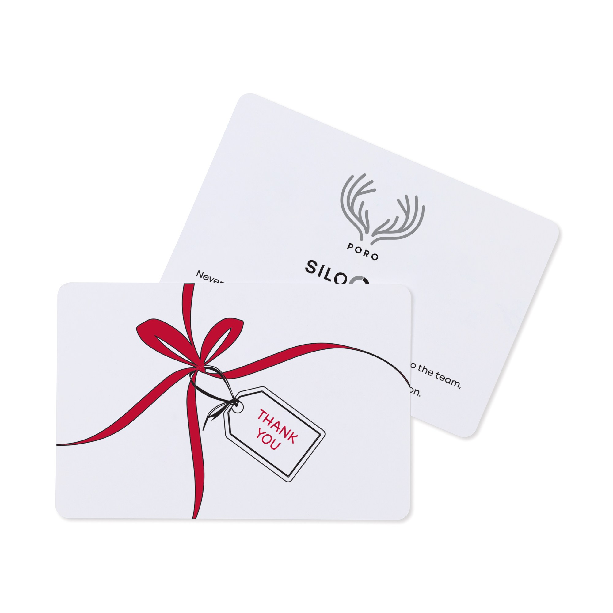 Tied with Thanks & Cheer Greeting Card