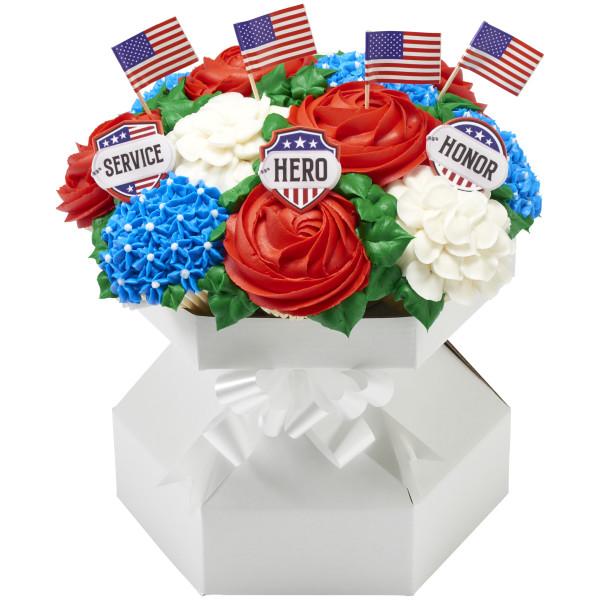 Cupcake Bouquet Vase/Box Cake Box