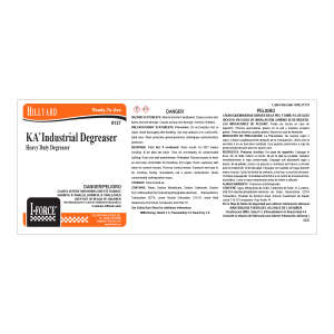 Label RTU 137 KA Industrial Degreaser