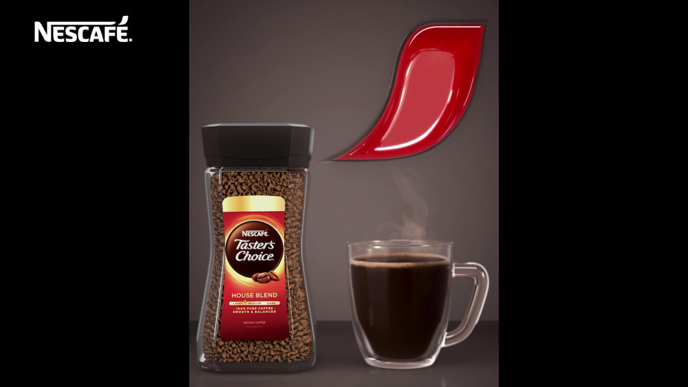 Nescafe Taster's Choice, Hazelnut Flavored Instant Coffee, Medium Dark