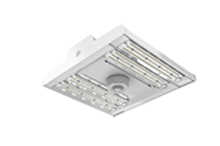 Albeo ABV3 High Bay Lighting Fixture with Side Mounted Daintree Wireless Lighting Controls WHS20 Occupancy Sensor
